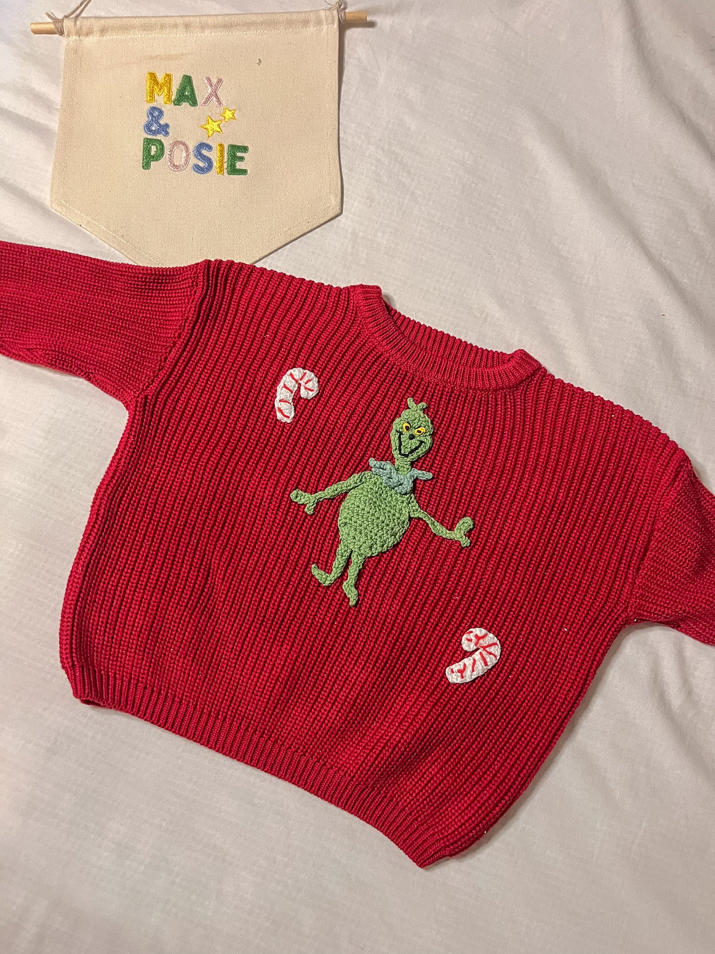 Mr Grinch Knit 2-3 Years