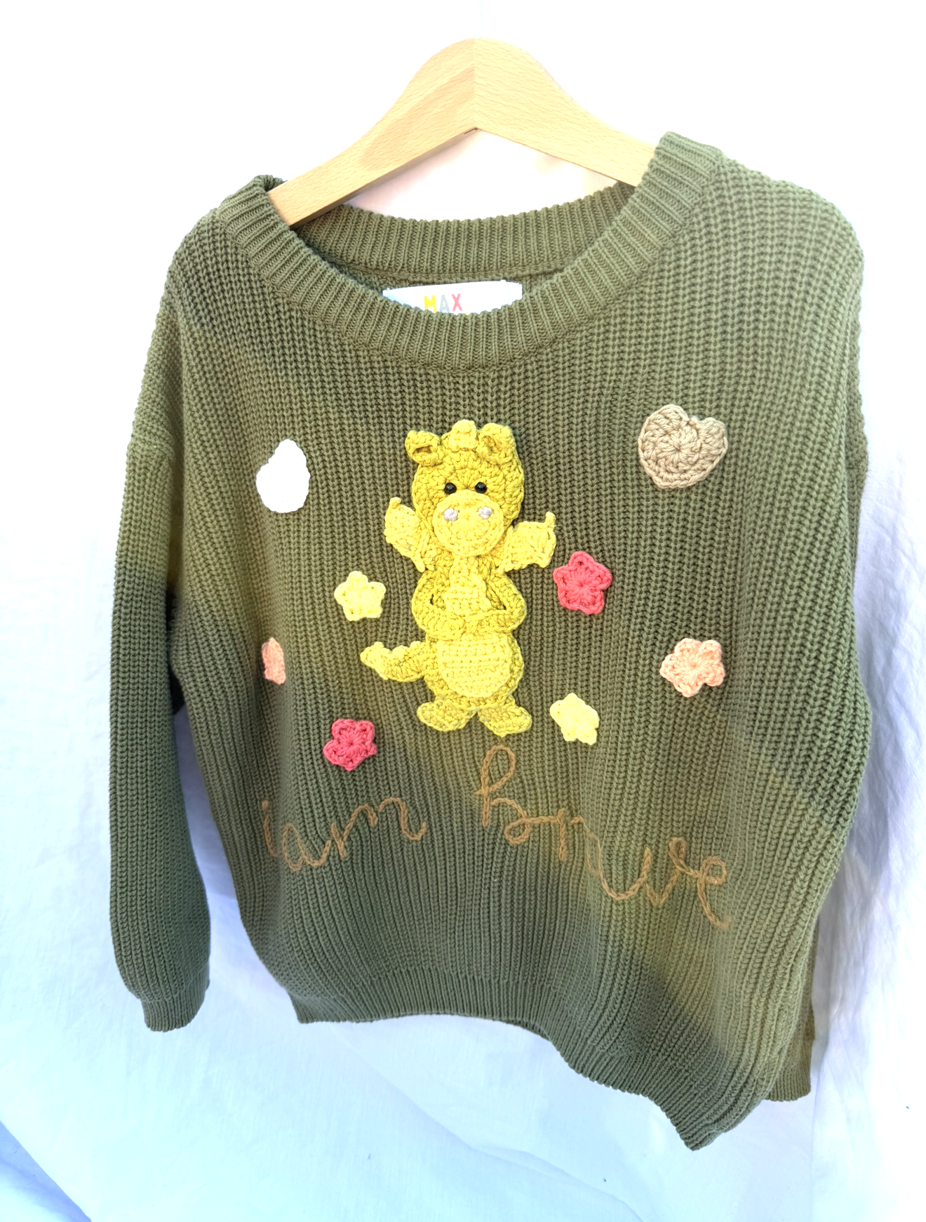 Crochet Knit - I Am Brave (5-6Y)