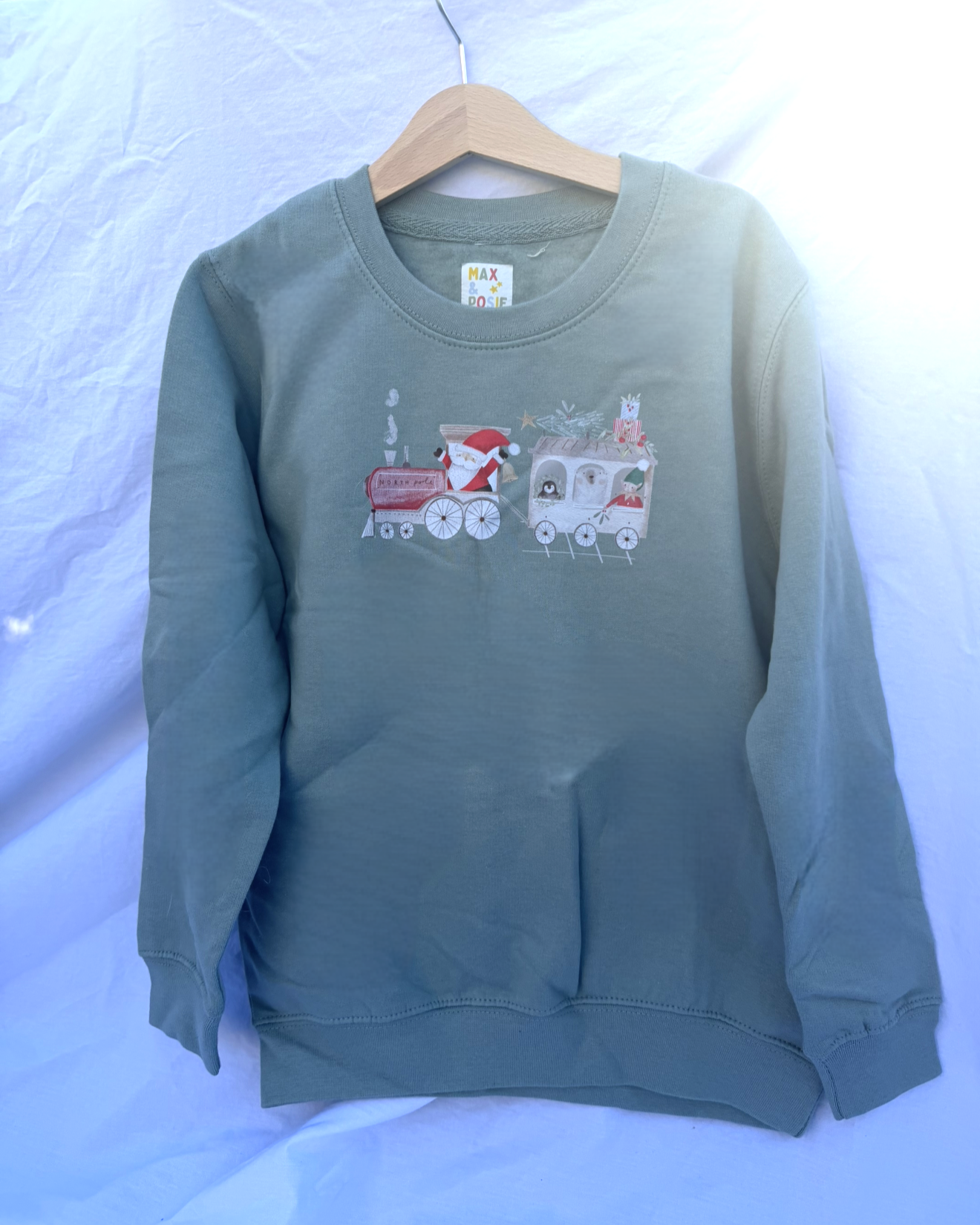 Casual Sweatshirt - Christmas Train