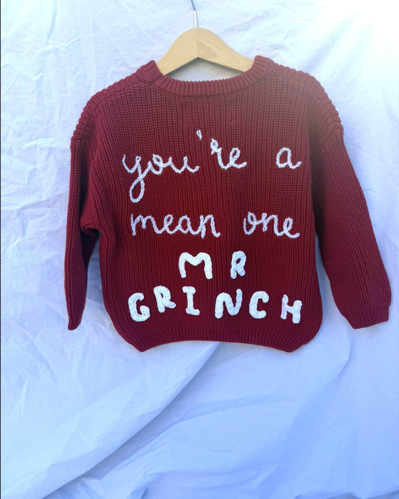 Crochet Knit - Mr Grinch (2-3Y)