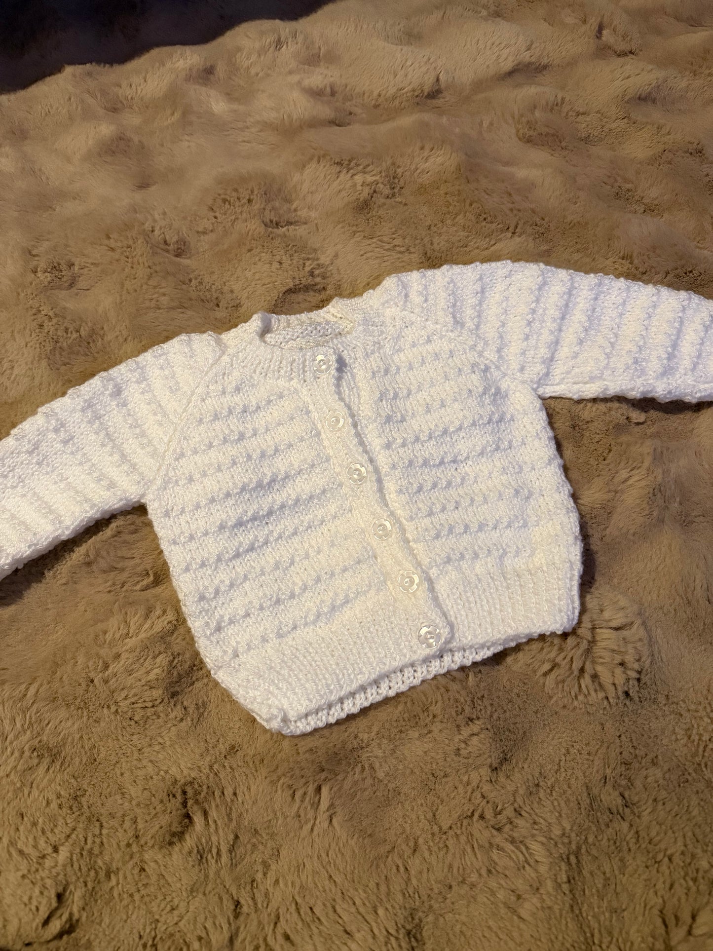 Hand Knitted Cardigan 6-9 Months