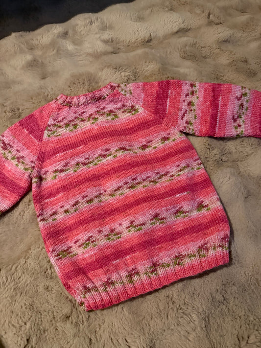 Hand Knitted Jumper 2-3 Years