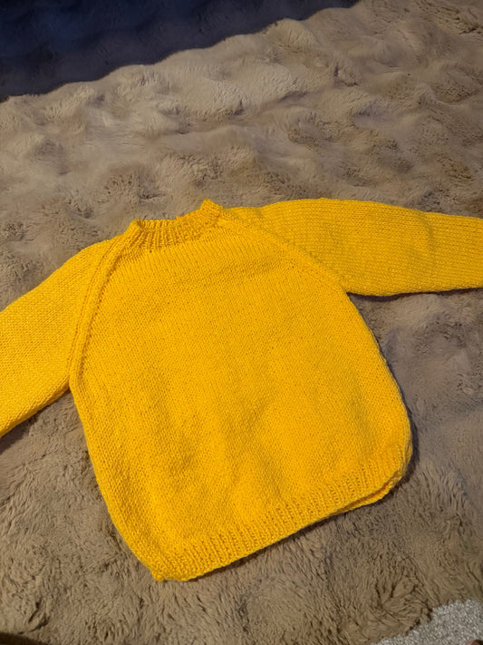 Hand Knitted Jumper 18-24 Months