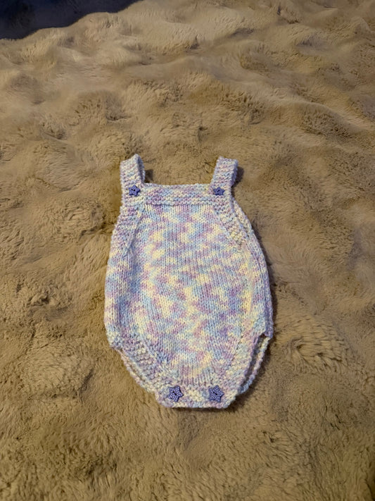 Hand Knitted Romper 0-3 Months