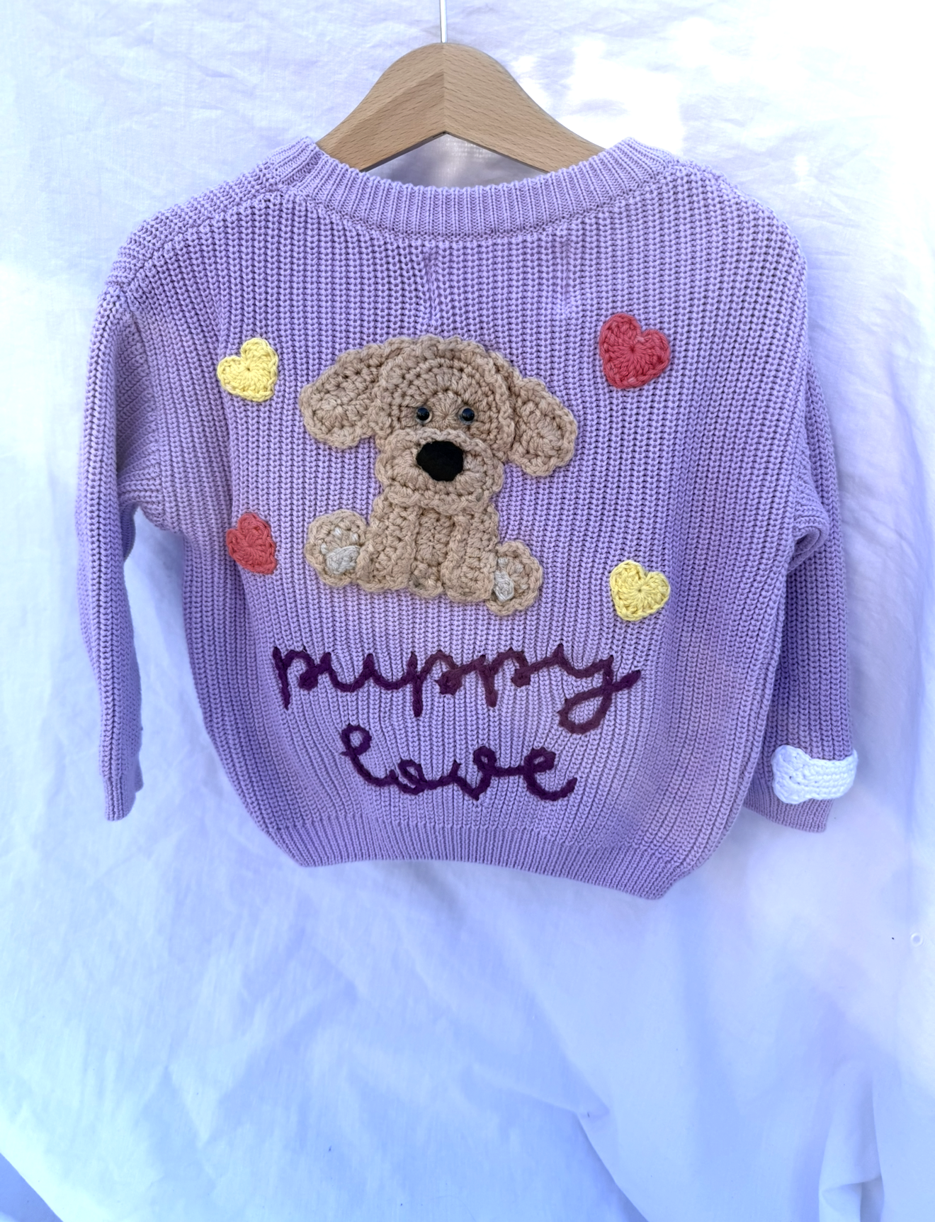 Crochet Knit - Puppy Love (1-2Y)