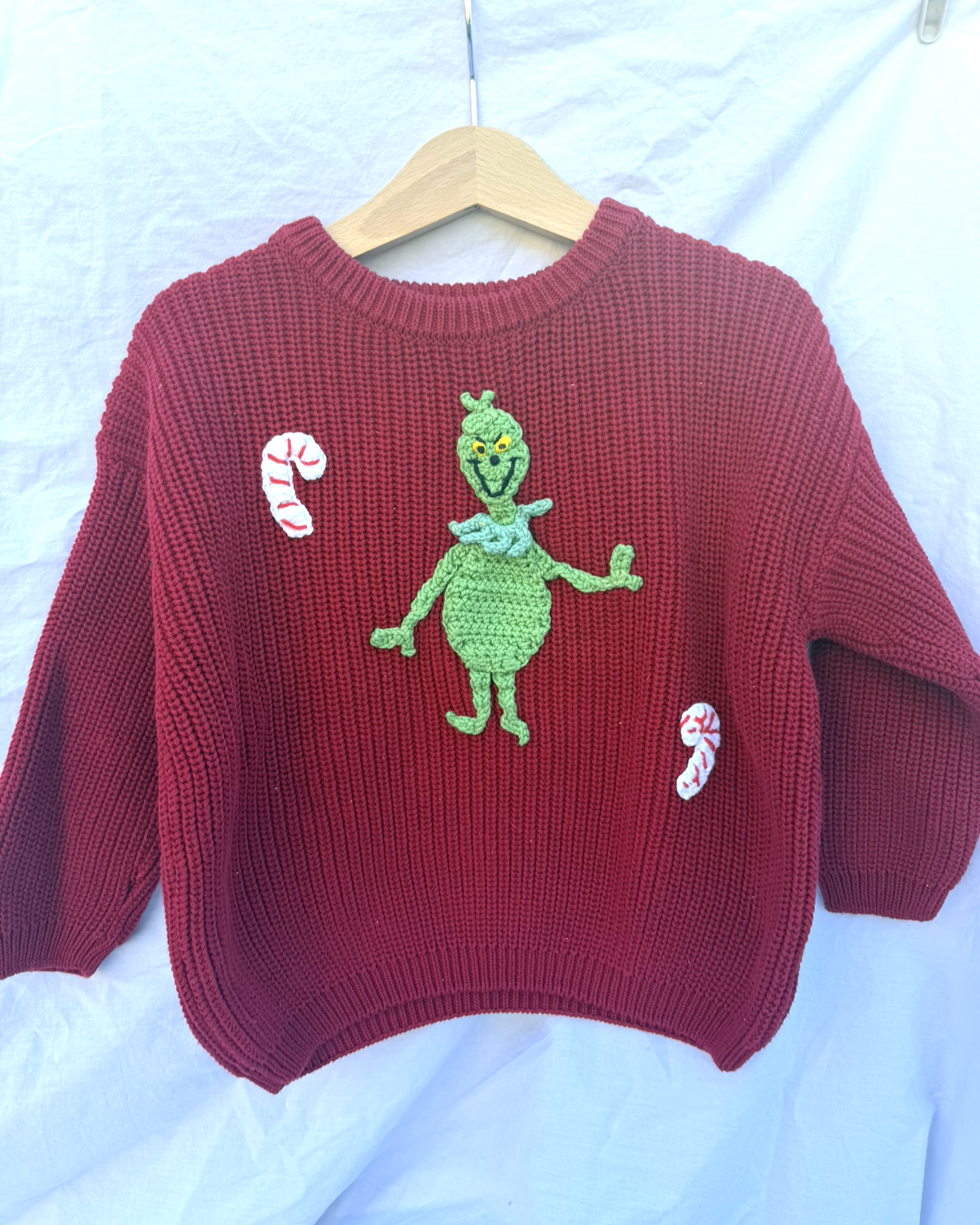 Crochet Knit - Mr Grinch (2-3Y)