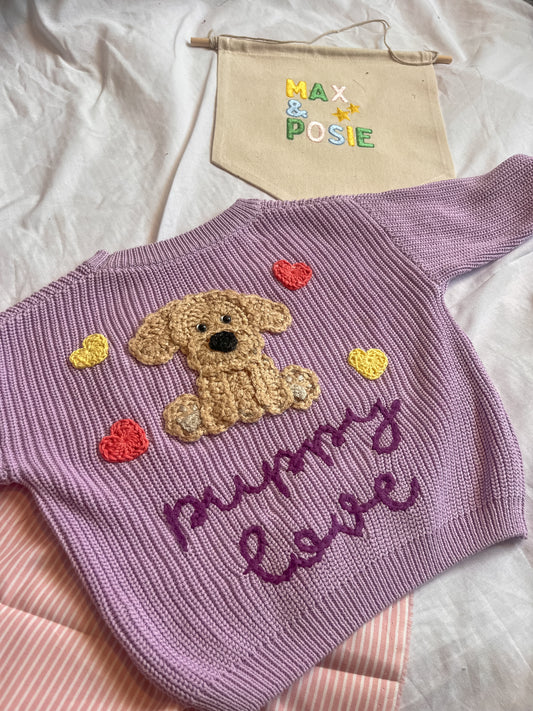 Puppy Love Knit 1-2Y