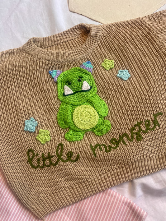 Little Monster Knit 9-12M