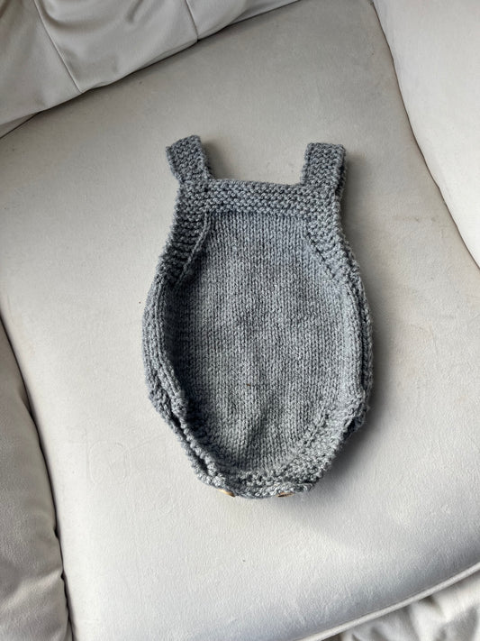 First Size Hand Knitted Romper