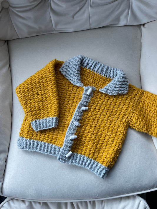 6-9 Months Hand Knitted Cardigan