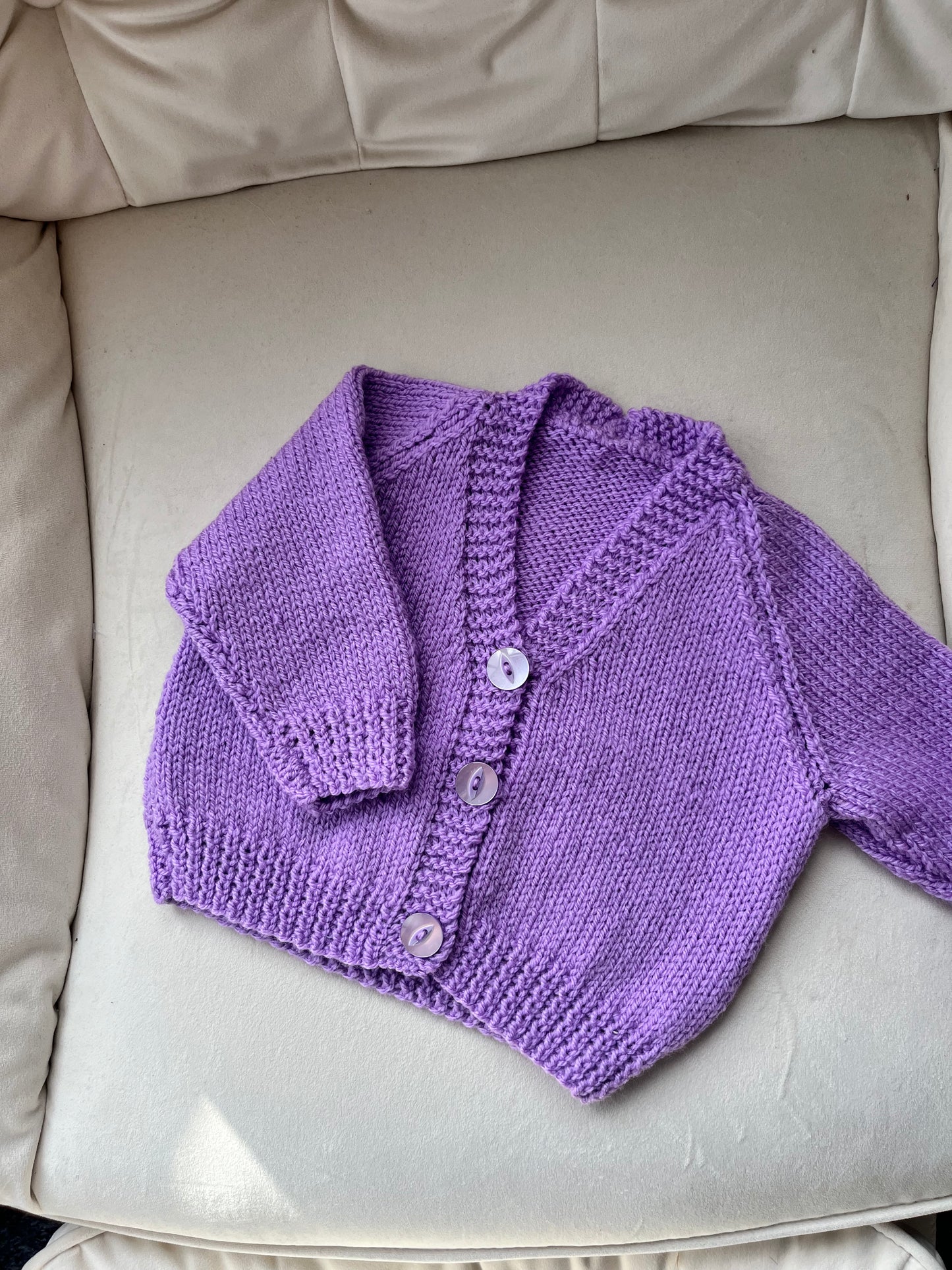 6-9 Months Hand Knitted Cardigan