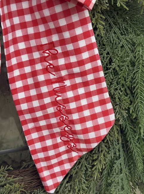 Personalised Christmas Bow