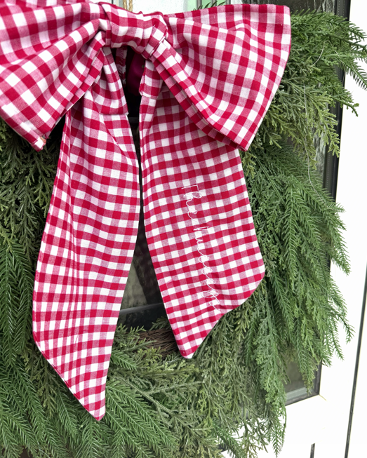 Personalised Christmas Bow