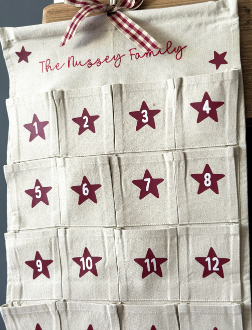 Personalised Reusable Advent Calendar