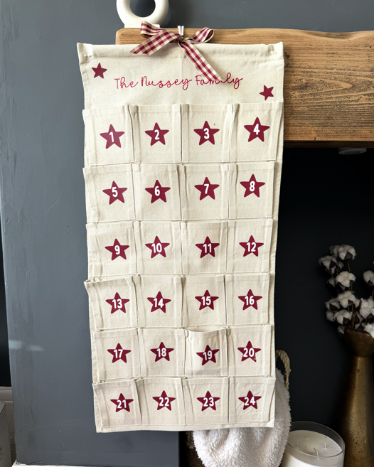 Personalised Reusable Advent Calendar